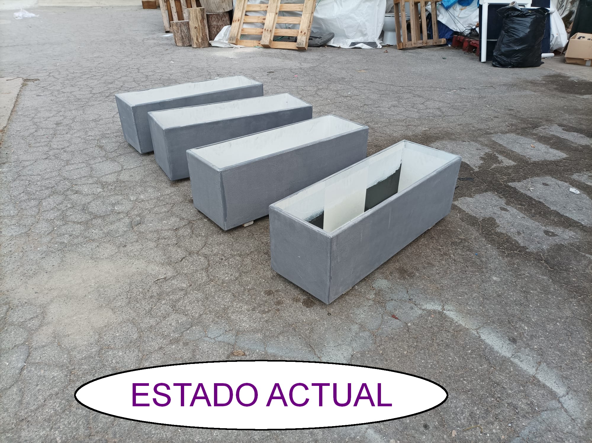 jardinera macetero seto 30x90x30 (22eu) 4u